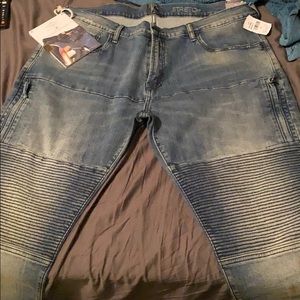 PRPS Moto-biker stretch skinny jeans